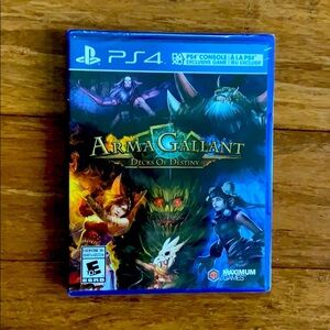 ☀️ 3/$36 or 2/$30 NEW *SEALED* PS4 ArmaGallant Desk of Destiny E10+